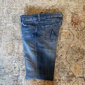 7 for all mankind size 27 low rise jeans